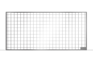 Produktabbildung begehbarer Rost Maschenrost 30/30 mm aus verzinktem Stahl für ACO Therm Lichtschächte